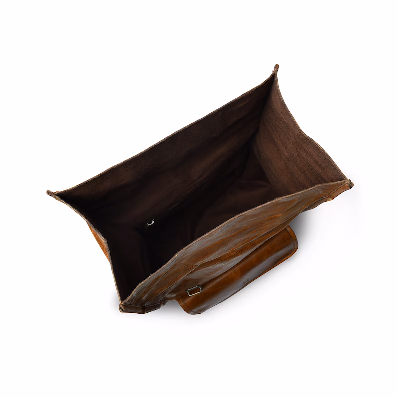 Leather Rolltop Backpack Men Laptop Everyday Rucksack|Leather Travel Bag Backpack For Her|Personalized Christmas Gifts For Him and Her